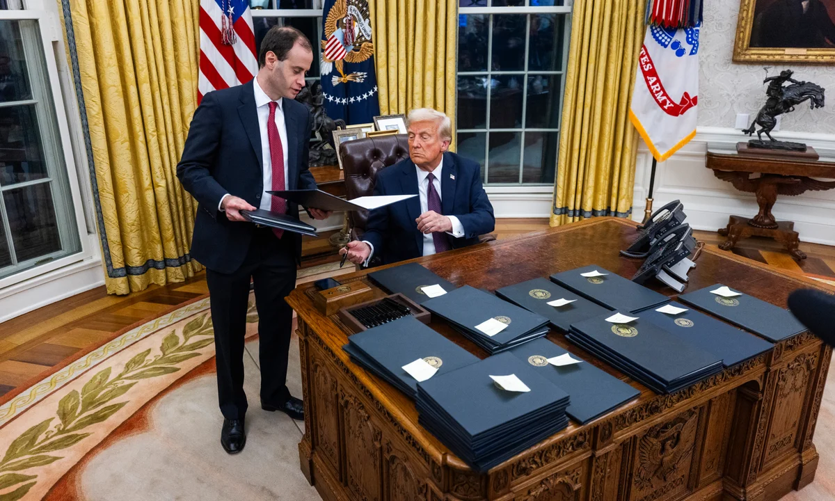 Trump begins immigration crackdown with moves to end birthright citizenship, deploy the military to the border and more