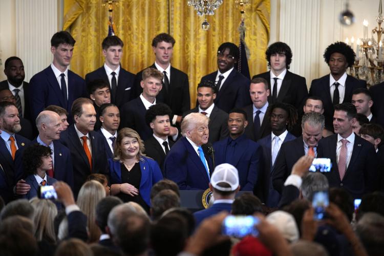 Trump Hosts NCAA Basketball Champion Florida Gators at the White House